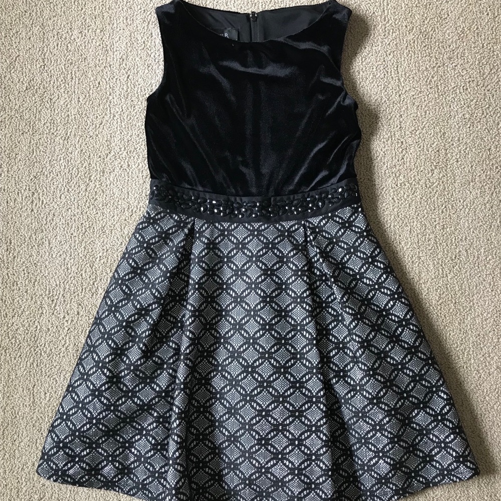 Ally B Black and Silver Dress.